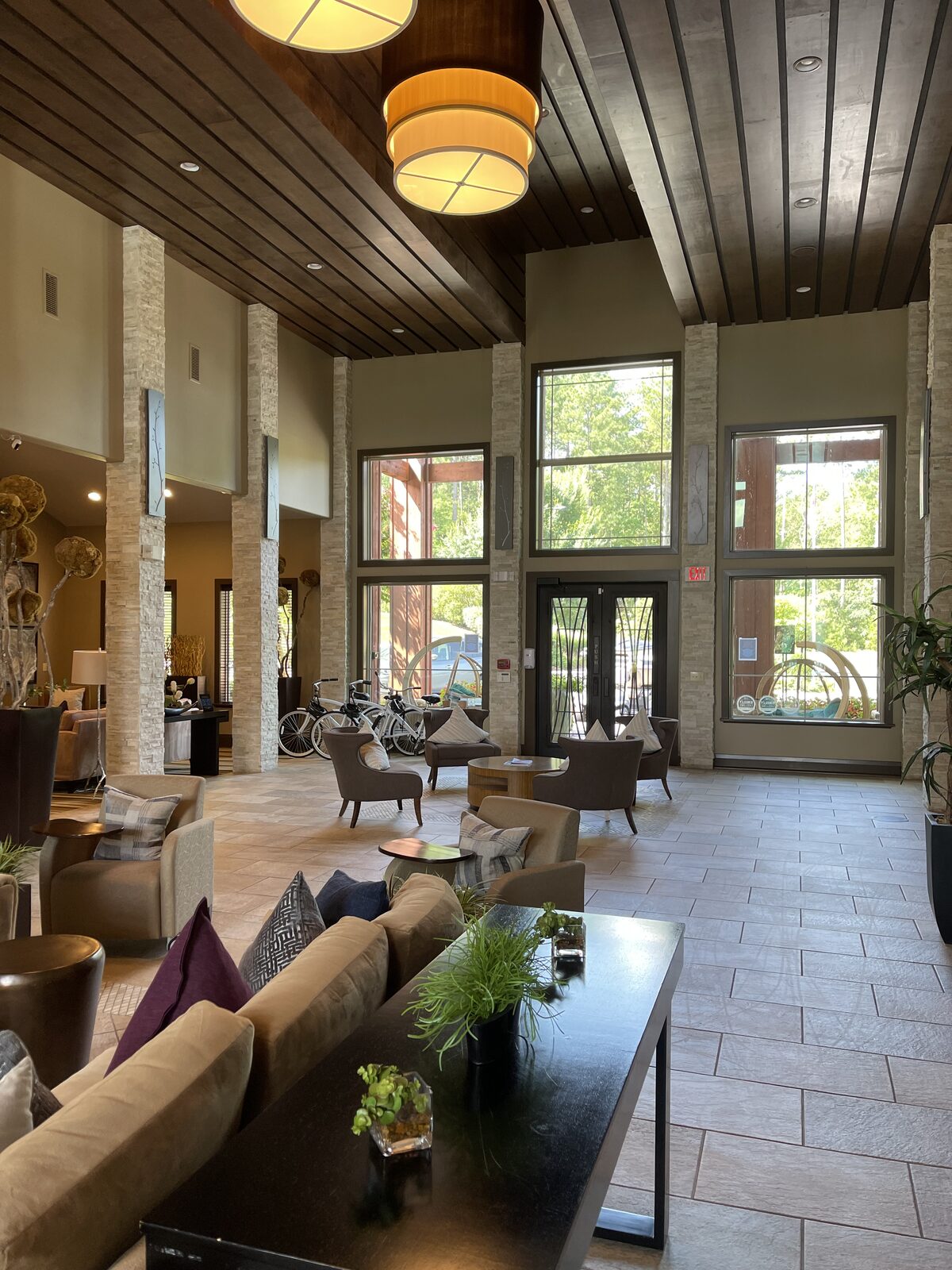 A clubhouse lounge at a Convivium Living community