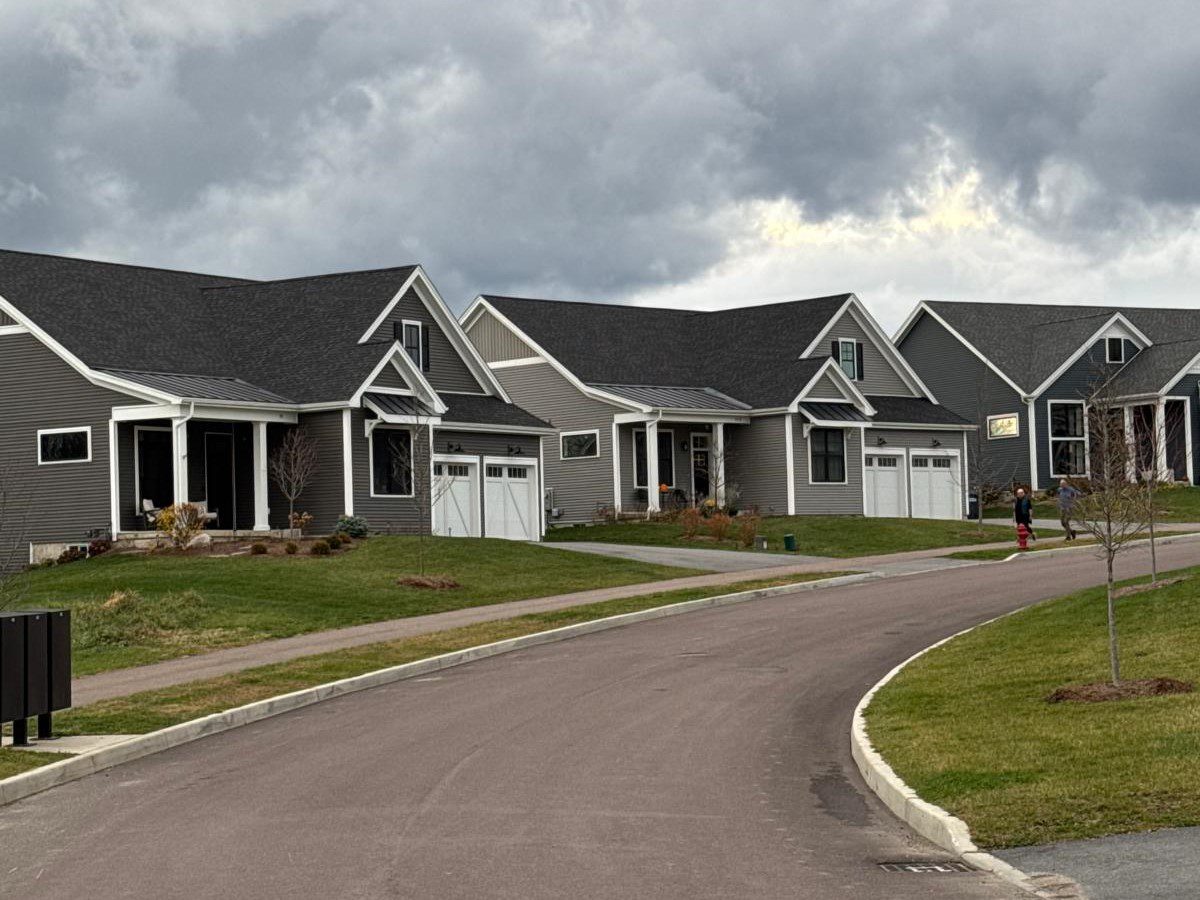 A DK Homes community street in the Northeast