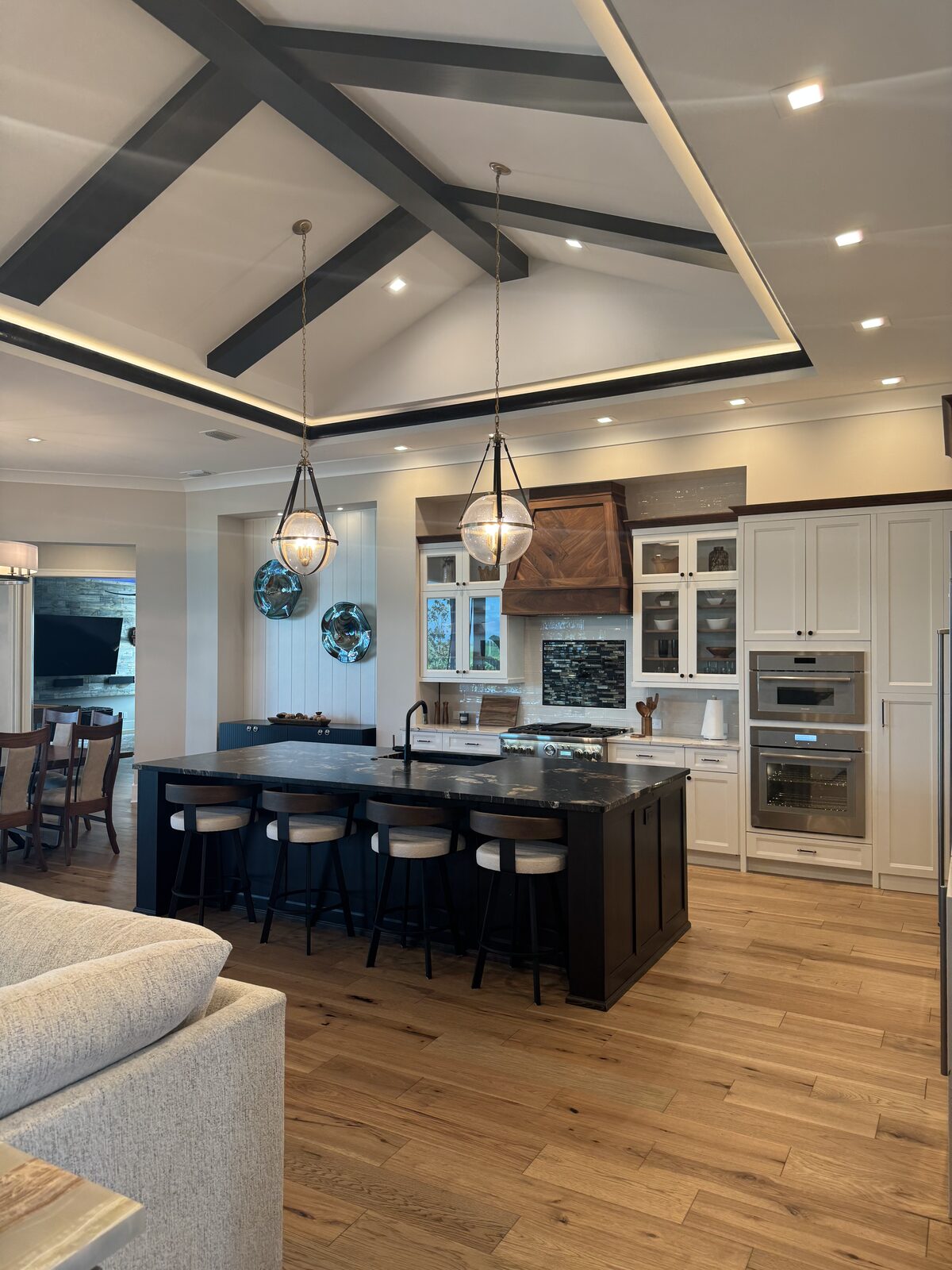 A finished DK Homes kitchen