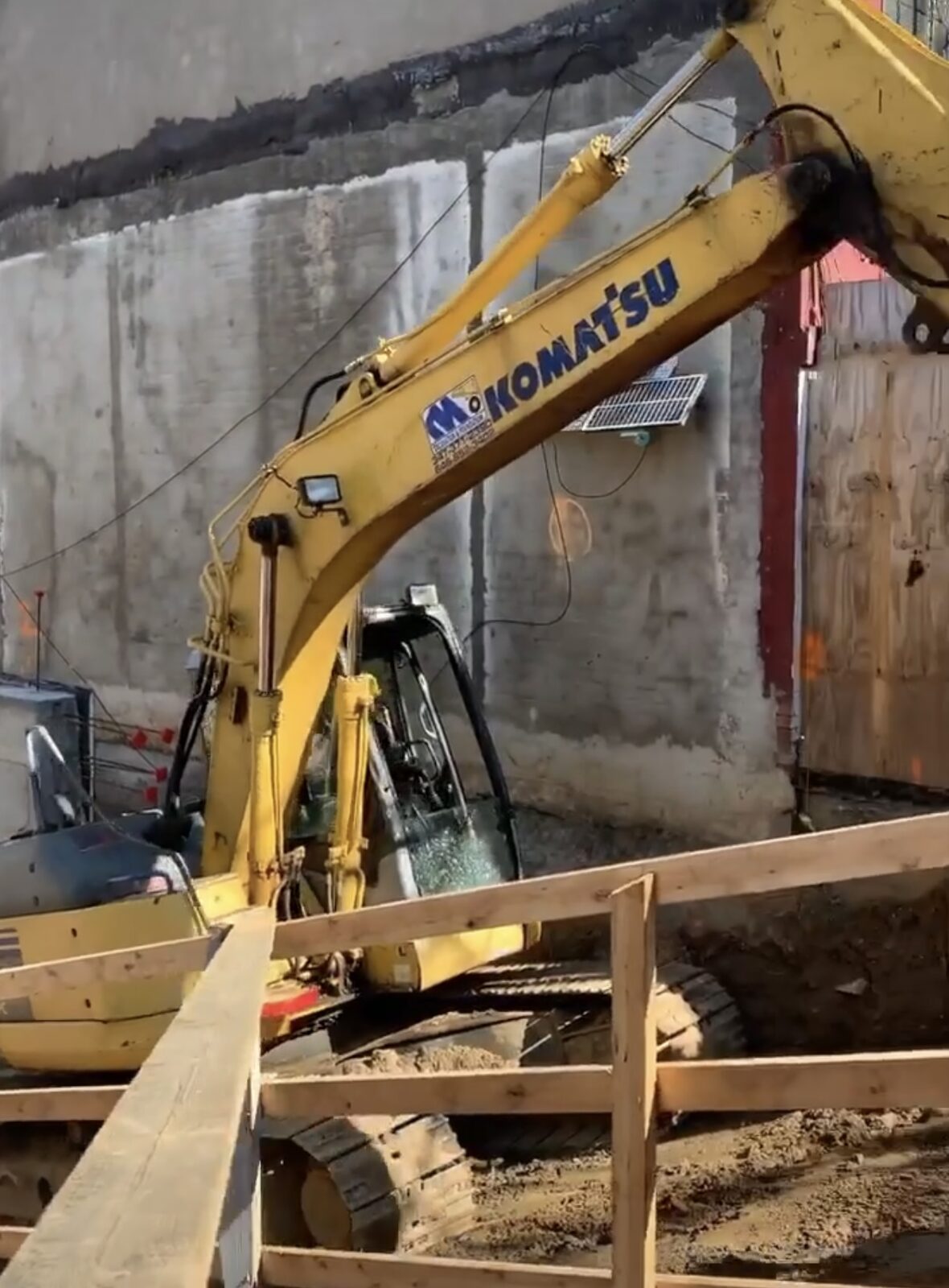 Foundation work at a DK Homes construction site