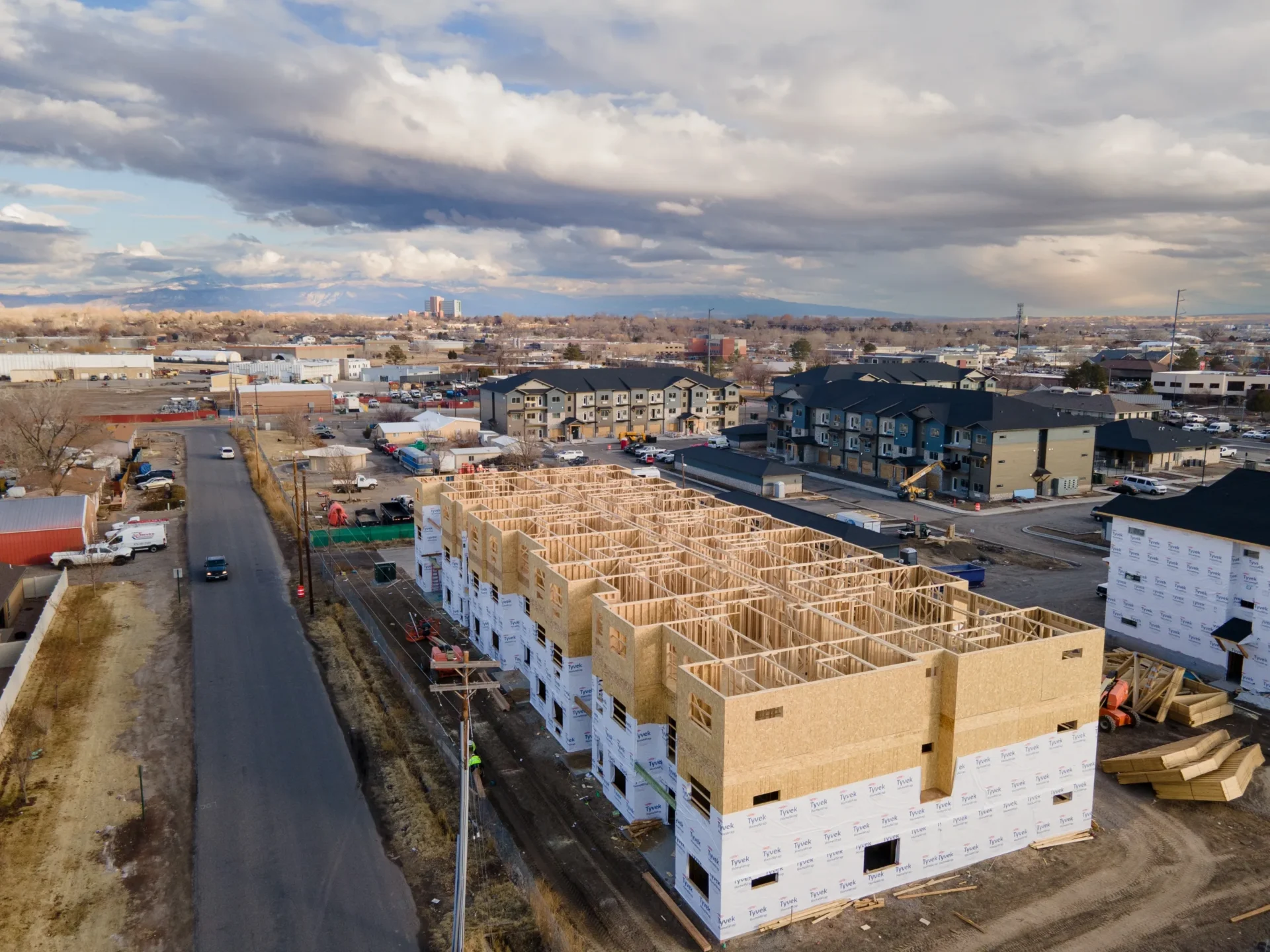 New buildings in progress