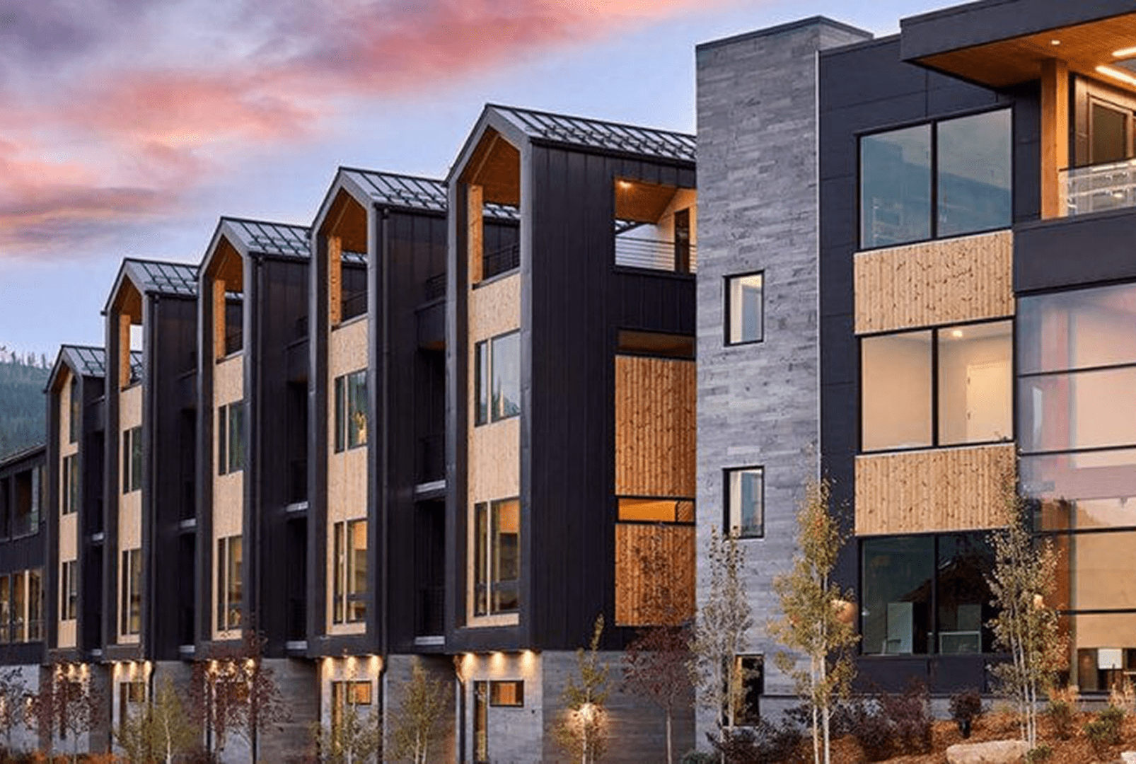 Stylish urban homes with unique architecture