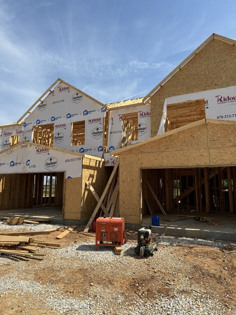 Residential building project in progress