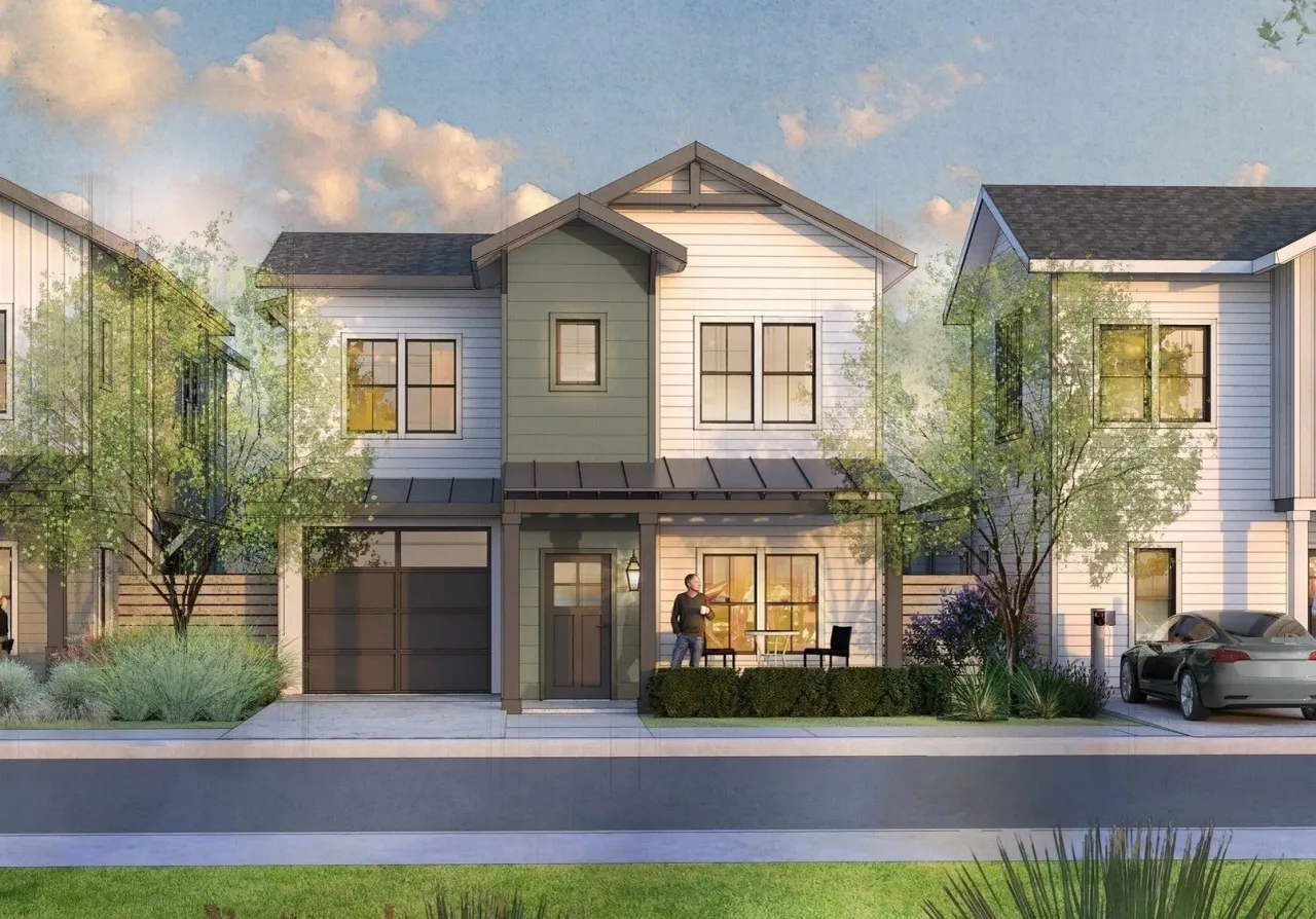 A new Build-to-Rent townhome Community by Daniel Kaufman.